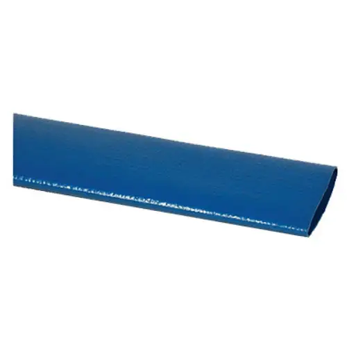 Apache 13026445-100 PVC Lay Flat Discharge Hose 1-1/2 x 100 ft Blue