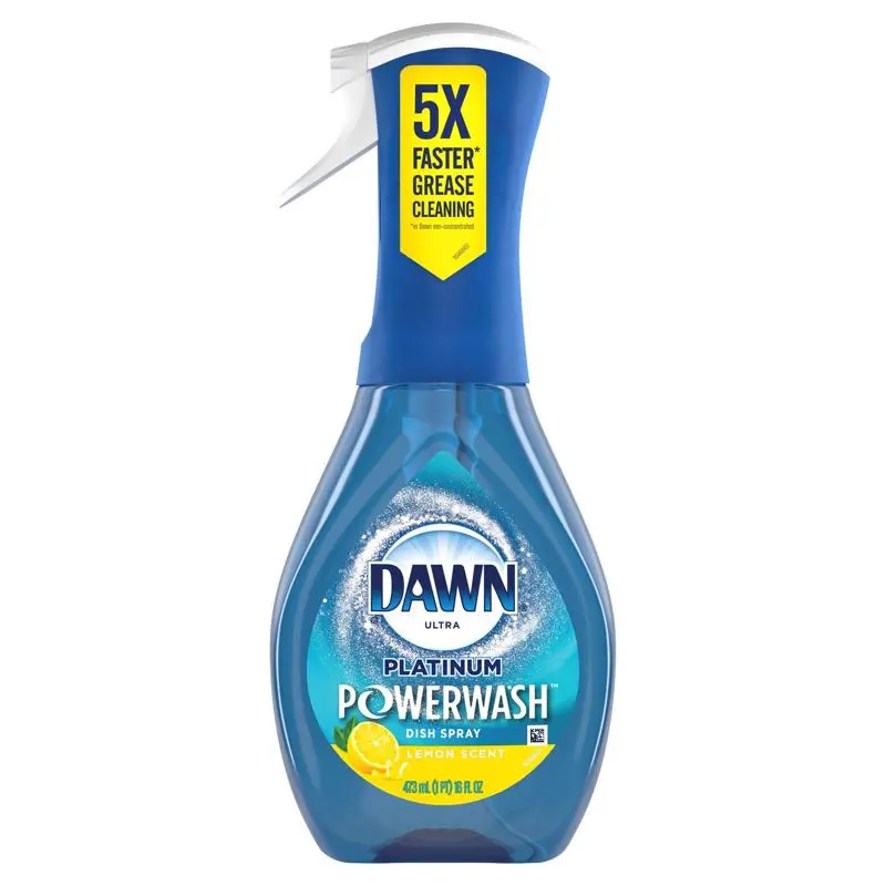 Dawn Platinum Powerwash Lemon Scent Liquid Dish Spray 16 oz 1 pk Pack 6