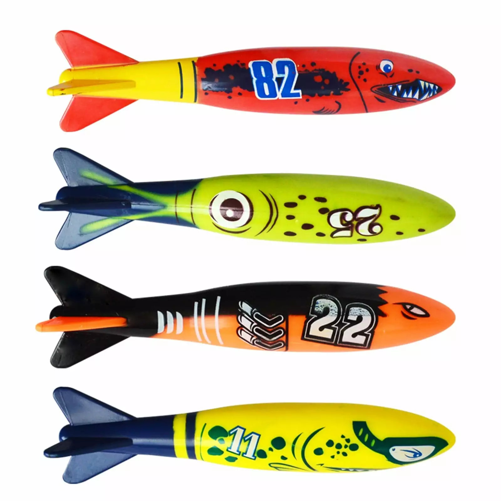 LACKUST Outdoor Summer Diving Toys Lake and Pool Kids Adults Multicolor