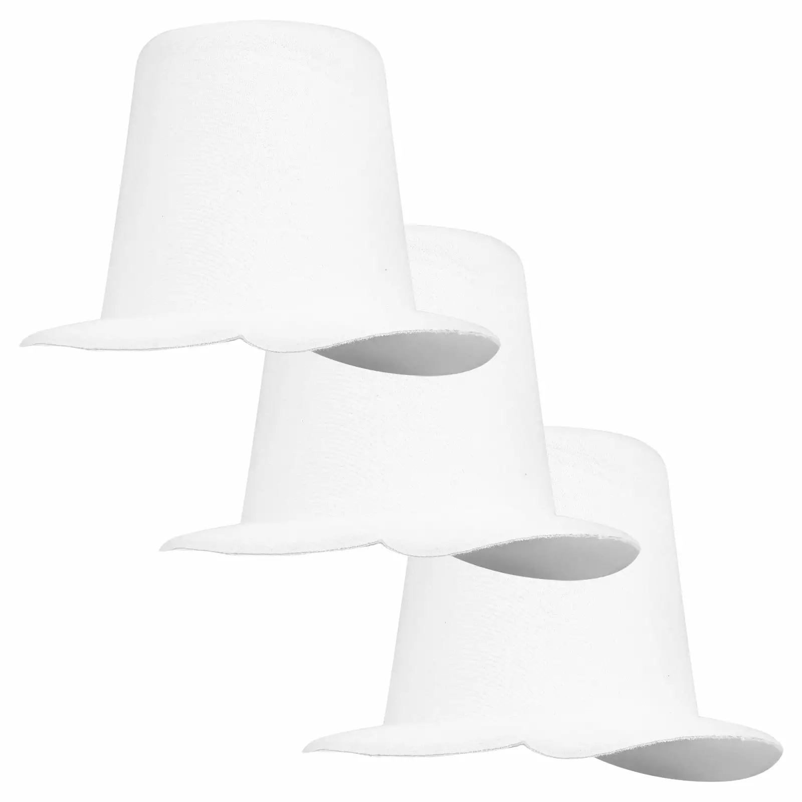 3pcs Doll Hat Small Top Hat Decoration - Lovely Mini Hat DIY Doll Costume