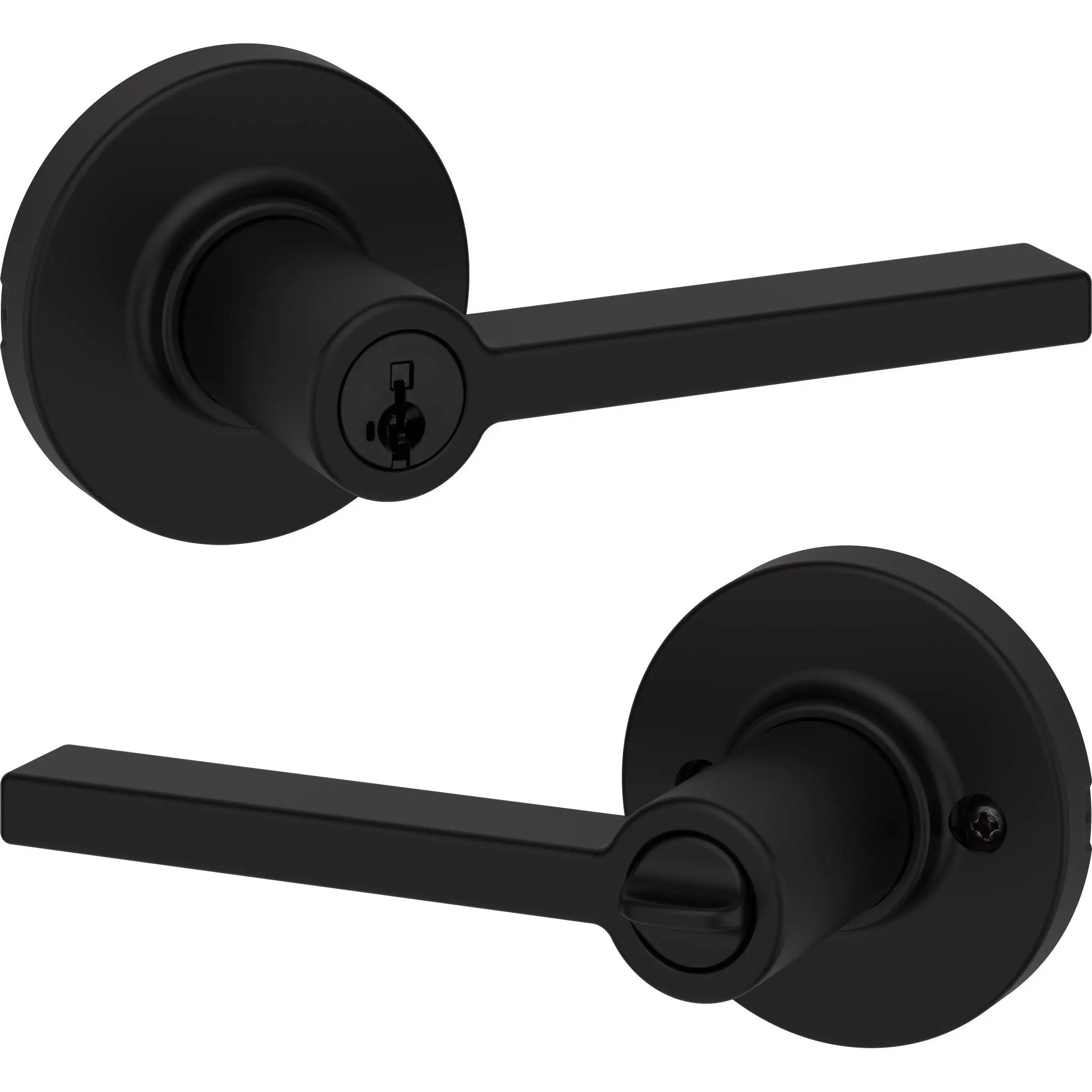 405CSL RDT 514 SMT 6AL RCS K4 Casey Keyed Entry Door Handle Matte Black