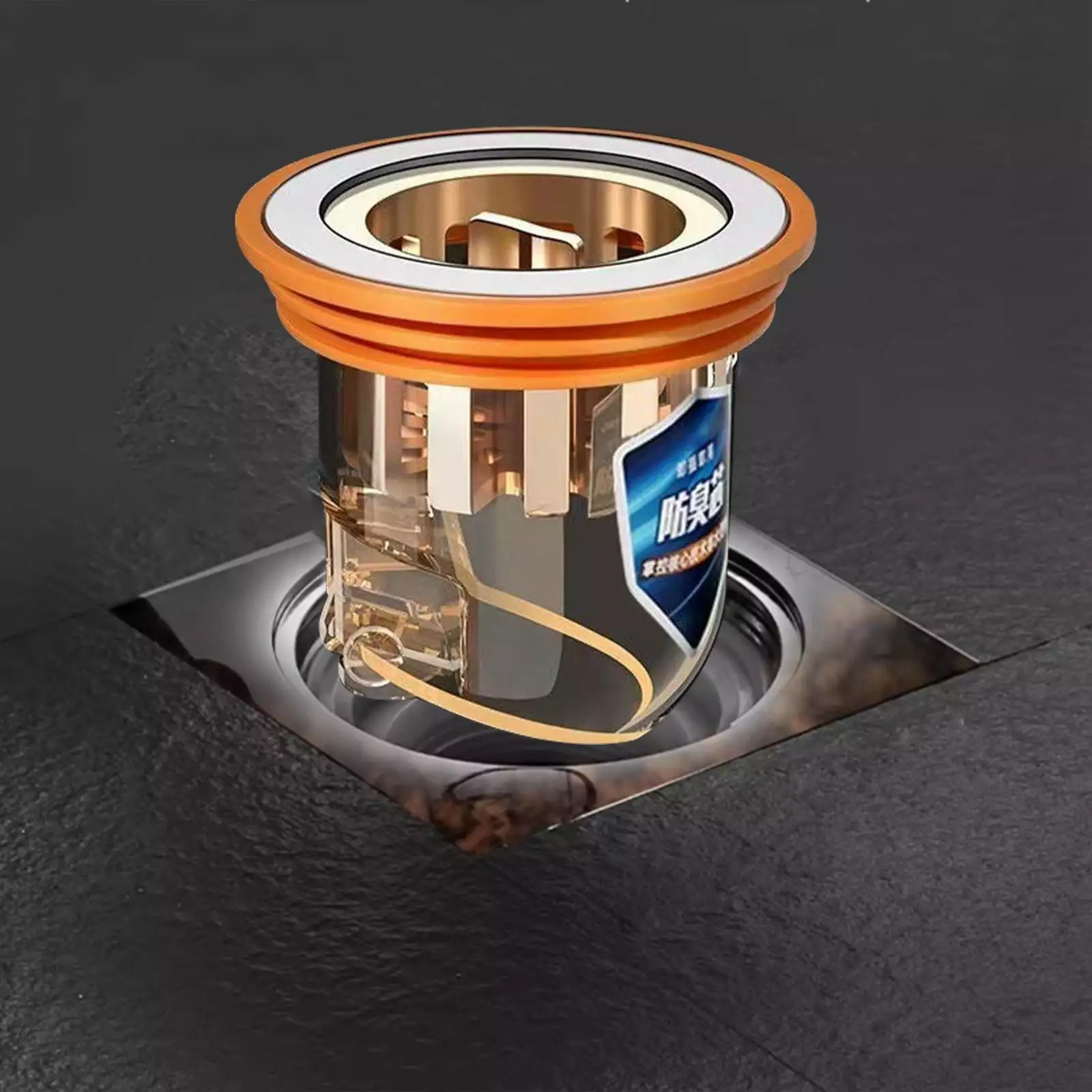 Stainless Steel Floor Drain Stickers Universal Bathroom Balcony Sewer Hot Tub Cover Replacement Clips