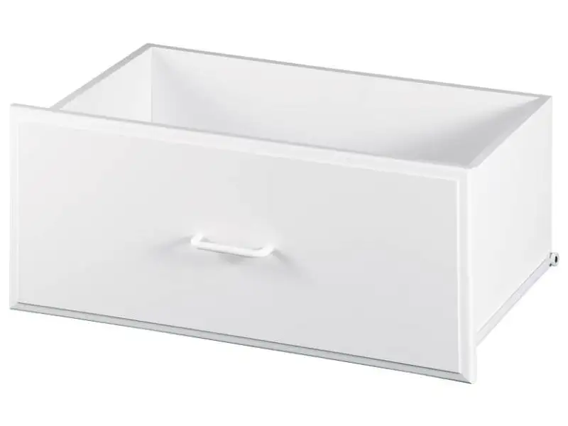 Easy Track RD2512 Deluxe Closet Drawer White Organizer Storage Solution