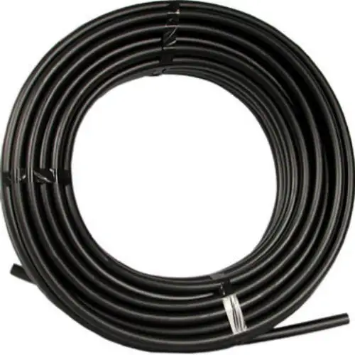 Raindrip 052020P 1/2 x 200 ft Poly Drip Watering Hose Black Garden