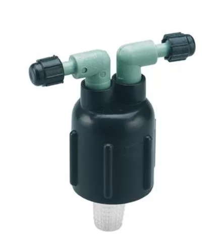 Drip Master 66030 2-Port Full Flow Dual Manifold 1/4 Inch Irrigation System