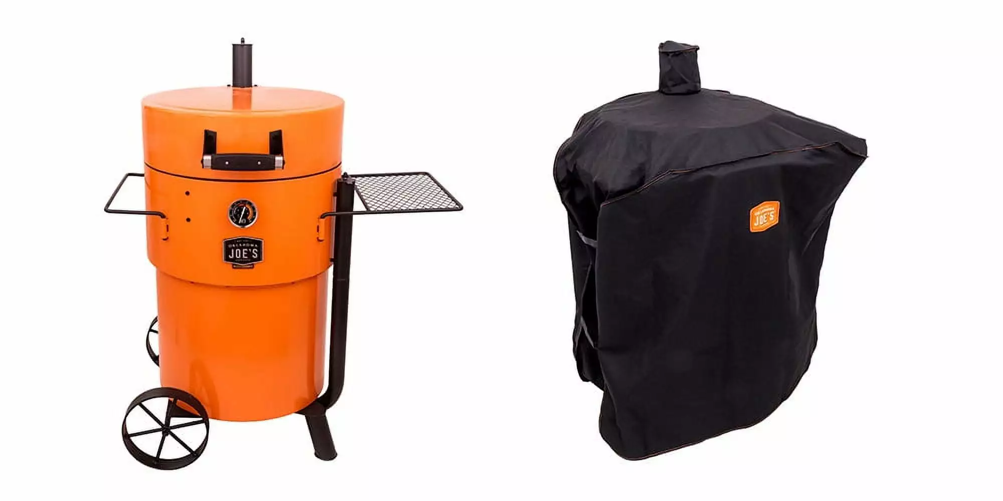 Oklahoma Joe's Bronco Drum Smoker Orange Cover Pack- Outdoor Cooking