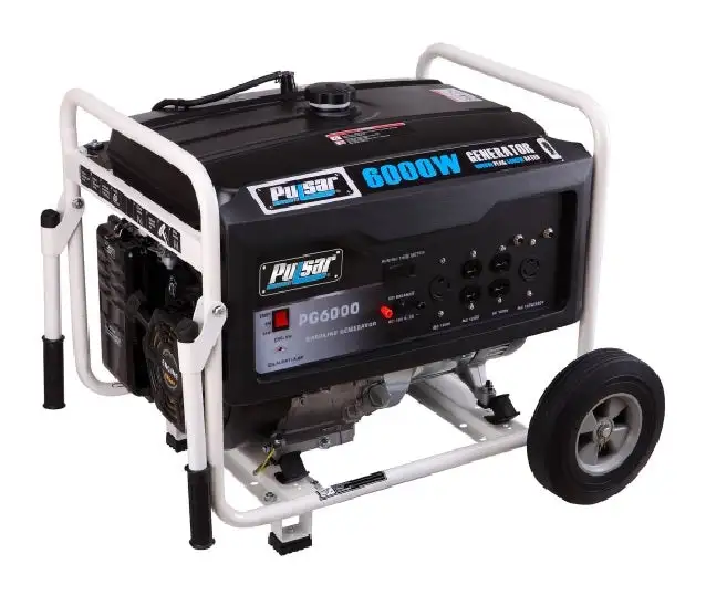 Pulsar PG5250 Dual Fuel Generator 4 Gallon Capacity 120/240VAC Home Emergency Power