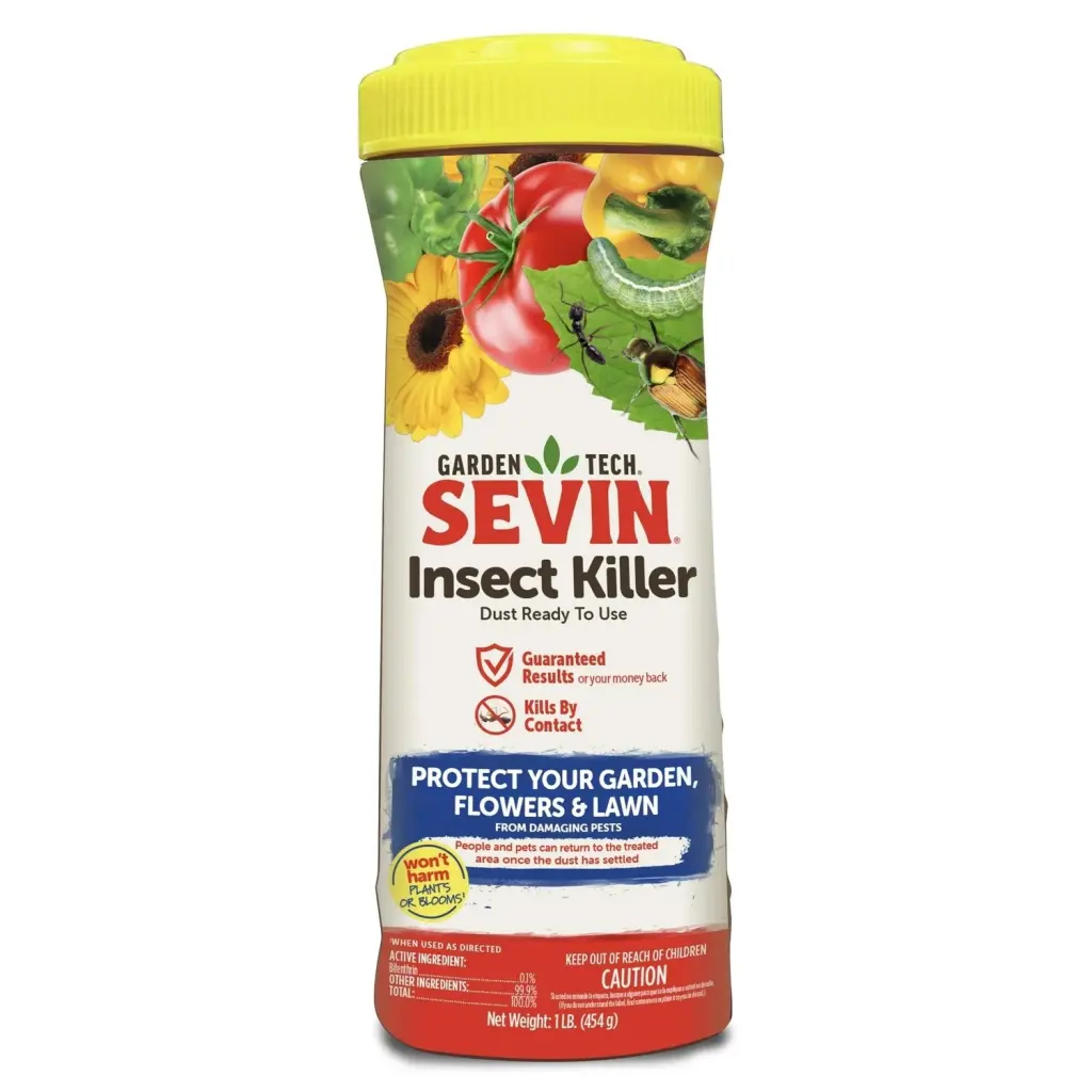Sevin Garden Insect Killer Ready to Use Dust 1 lb Outdoor Pest Control GardenTech