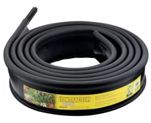Master Mark Contractor Landscape Edging 5.25 x 20' Black Yard Borders
