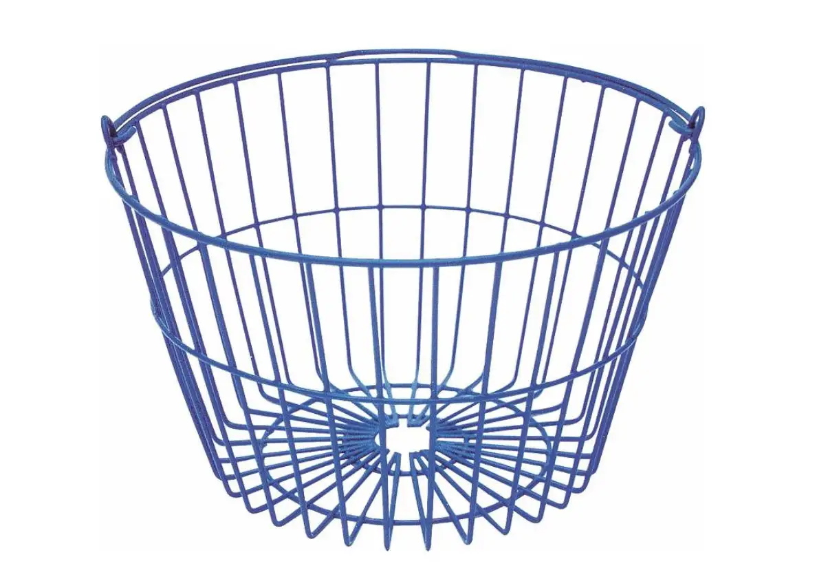 Brower 215 Plastic Coated Egg Basket 14-1/2 Inch Poultry Egg Collector