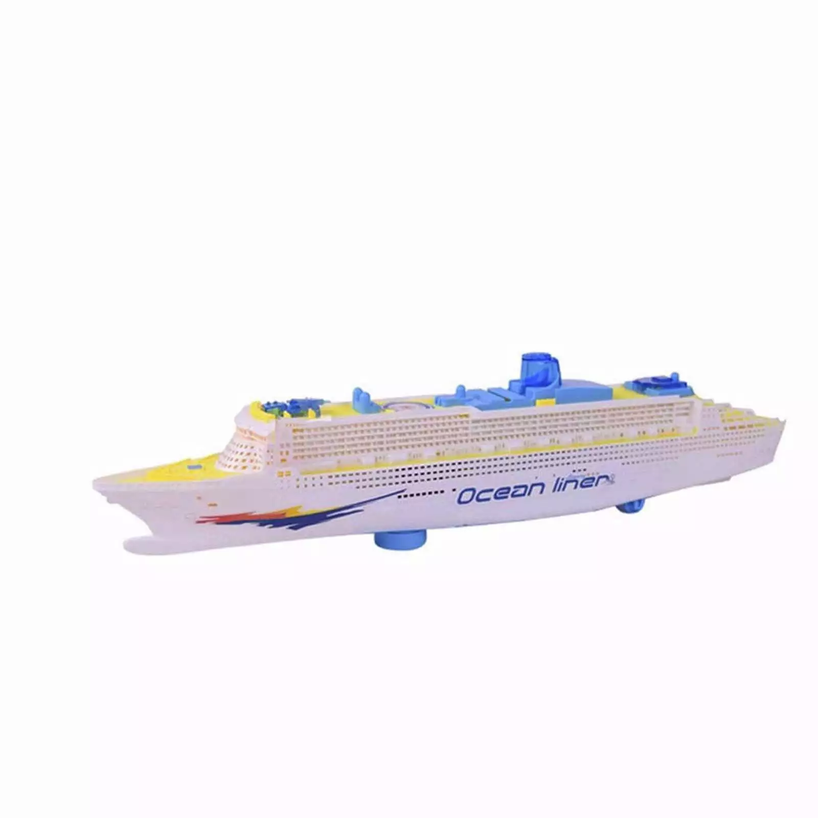 Funny Model Toys Kids Colorful Ocean Liner Ship Boat Electric Flashing LED Light Sound Toy Children