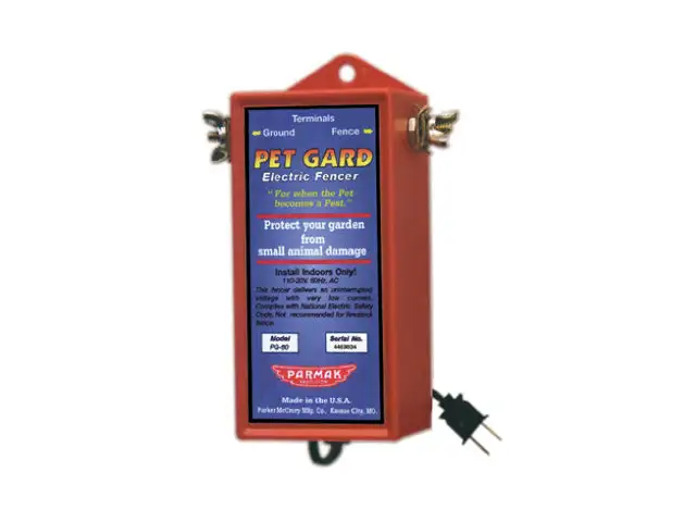 Parmak PG-50 Pet-Gard Electric Fencer 110V-120V AC Operation Pet Containment System