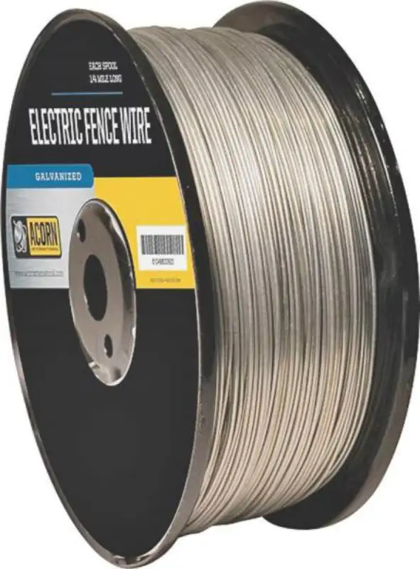 Acorn International EFW1712 Electric Fence Wire 17 Gauge 1/2 Mile Galvanized Steel