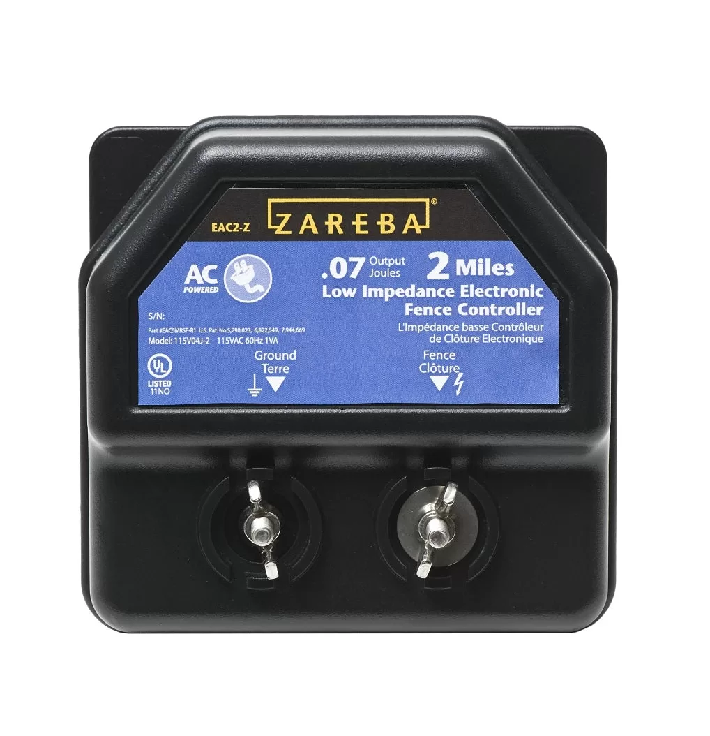 Zareba EA2M-Z Low Impedance Electric Fence Charger 110-120 VAC