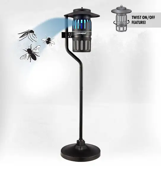DynaTrap DT1260 Insect and Mosquito Trap 1/2 Acre Coverage Black Outdoor Pest Control