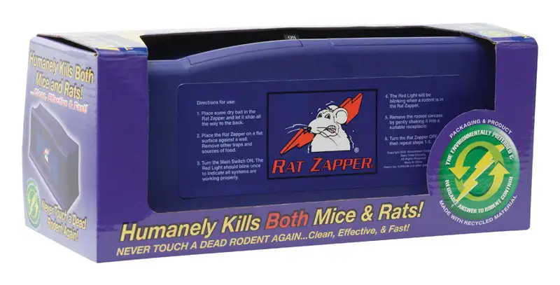 Rat Zapper Medium Electronic Animal Trap Rats Humane Pest Control 1 Pack