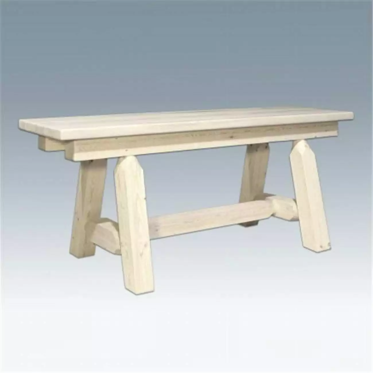 Homestead Plank Style Bench - Solid Wood Rustic Entryway Bench Benches D2D Technologies
