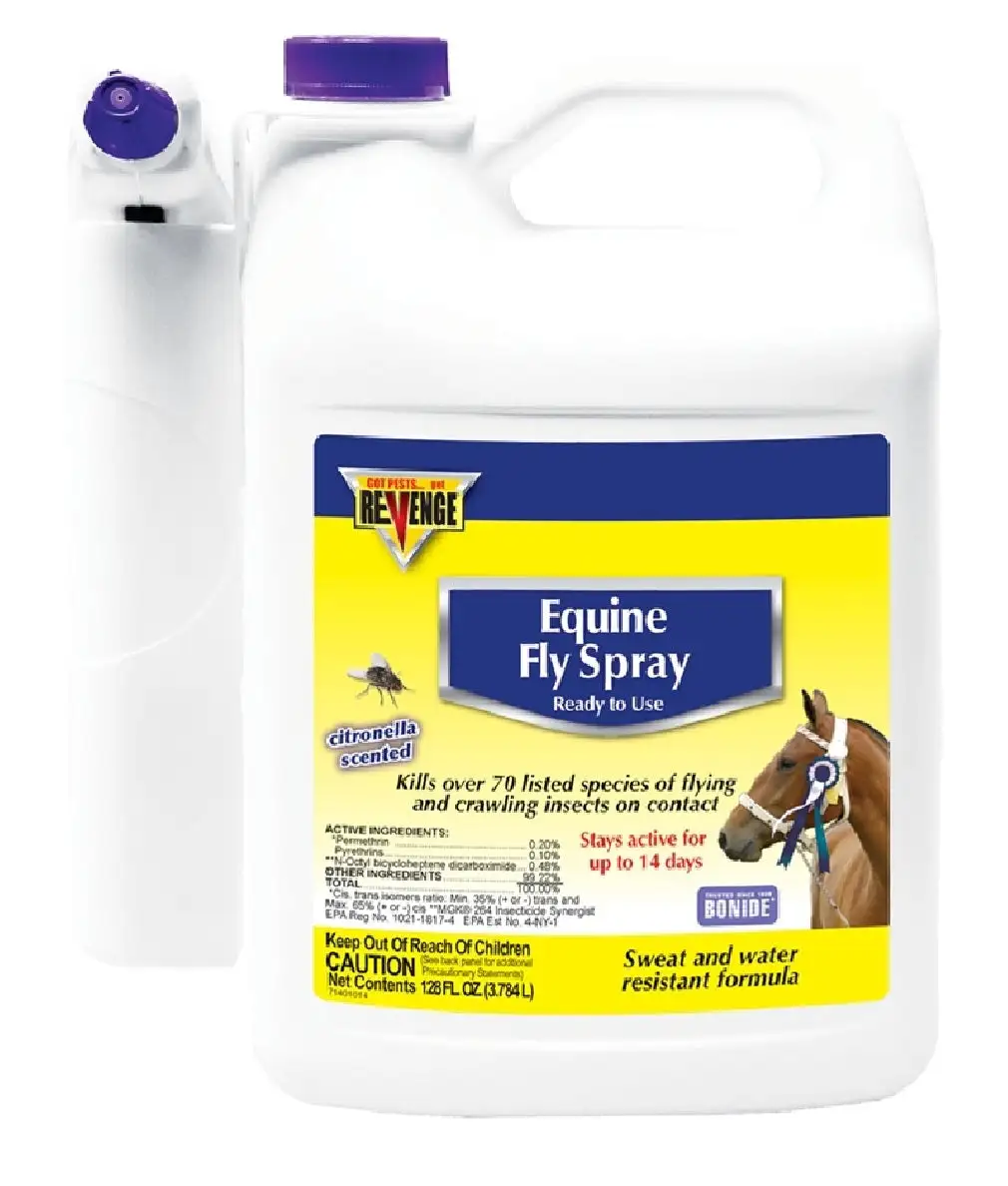 Bonide 46183 Revenge Equine Fly Spray 128 Ounce Horses
