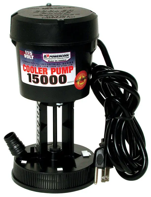 Dial Powercool 8-1/2 . H X 4-1/2 . W Black Plastic Evaporative Cooler Pump Efficient Cooling