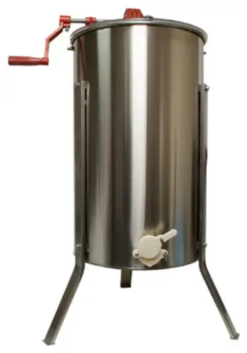 Harvest Lane Honey 2-Frame Metal Honey Extractor Honey Gate HONEYE-102 Beekeeping Equipment