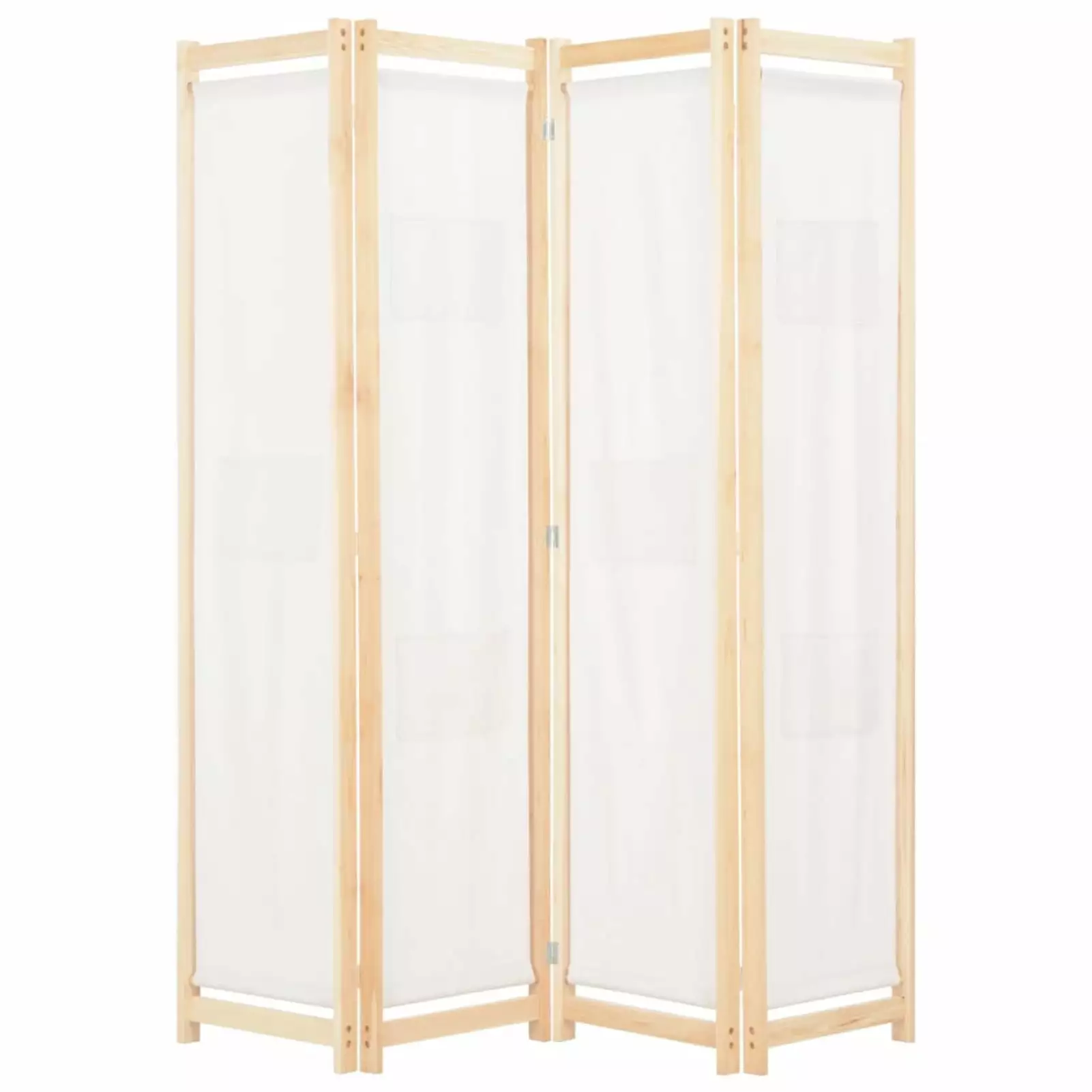 ametoys 4-Panel Room Divider 62.9x66.9x1.6 Fabric Folding Screen Aibecy