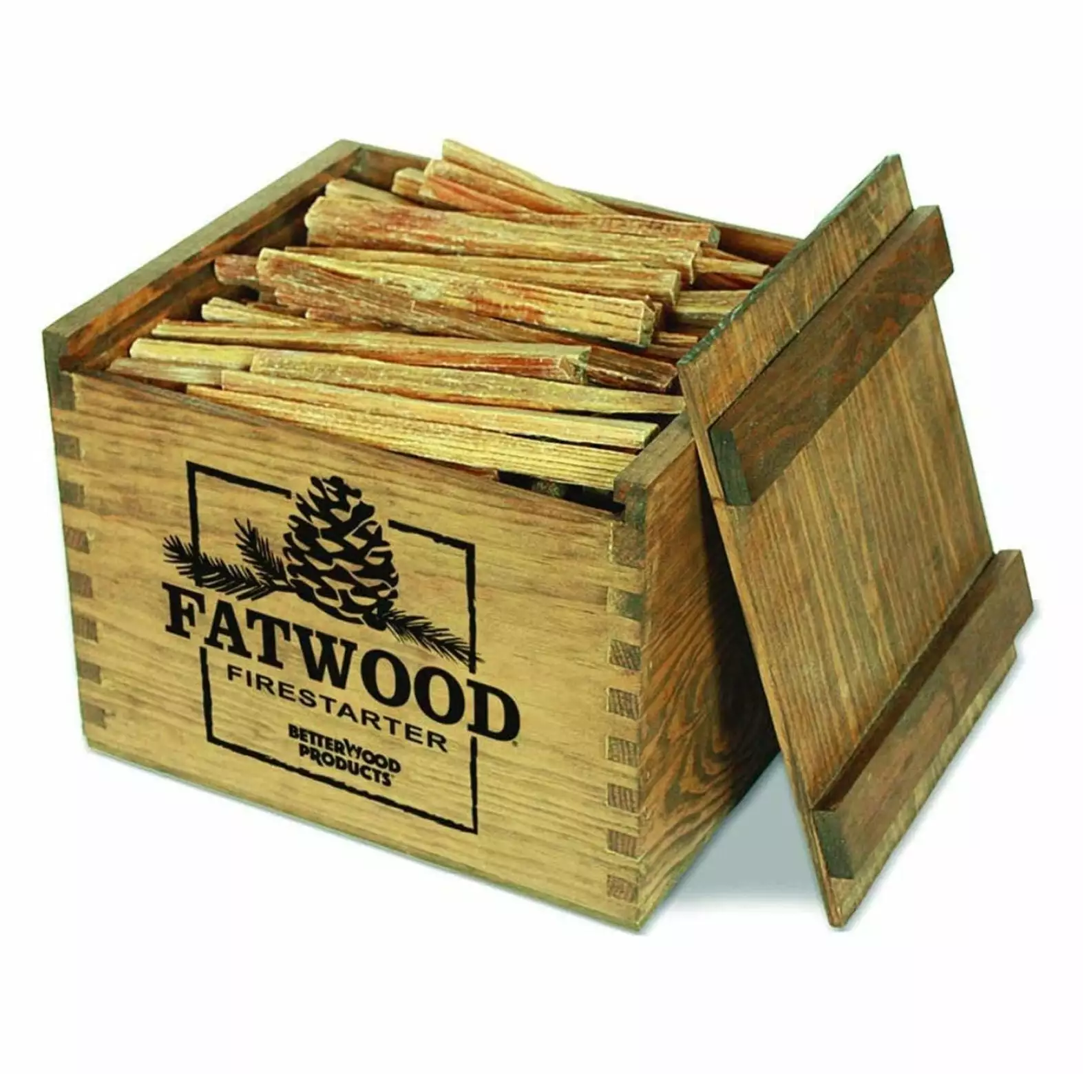 Ou Yang Fei Fatwood Firestarter Wooden Crate 12 Pounds