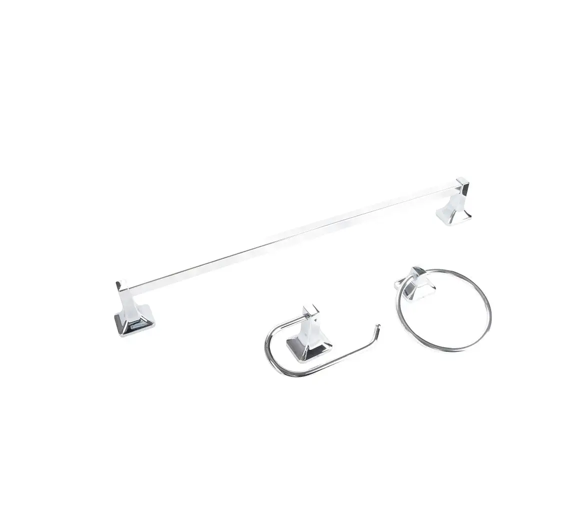 Boston Harbor 3603C Manhattan Bath Hardware Set Chrome 3 Pieces