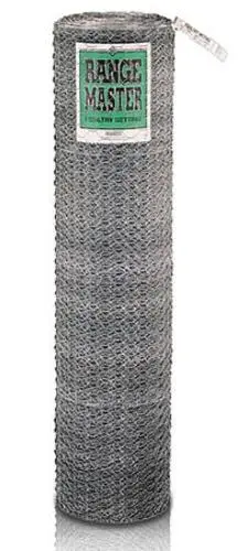 Deacero Rangemaster Poultry Netting 1 x 72 x 150 Feet Rolls Galvanized Chicken Fence