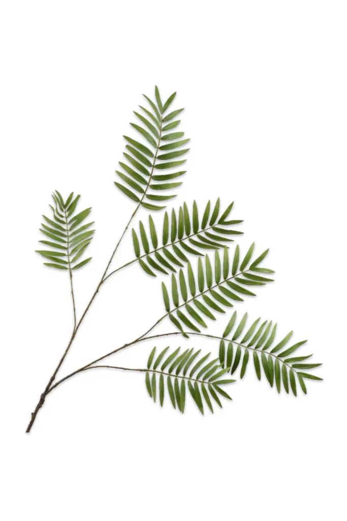 Silk Green Fern Set 24 Artificial Fern Branches Home and Office Decor