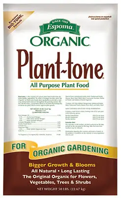 Espoma Plant-tone Organic Granules Plant Food 50 lb Natural Fertilizer