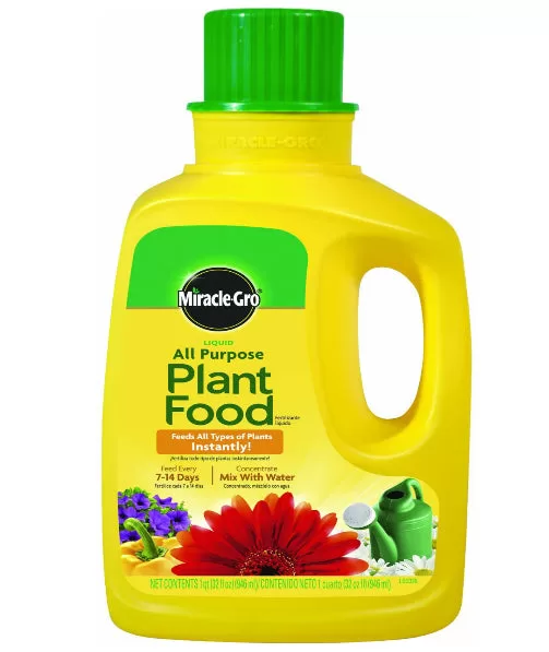 Miracle-Gro 1001502 Liquid All Purpose Plant Food 32 Oz Indoor and Outdoor Plants