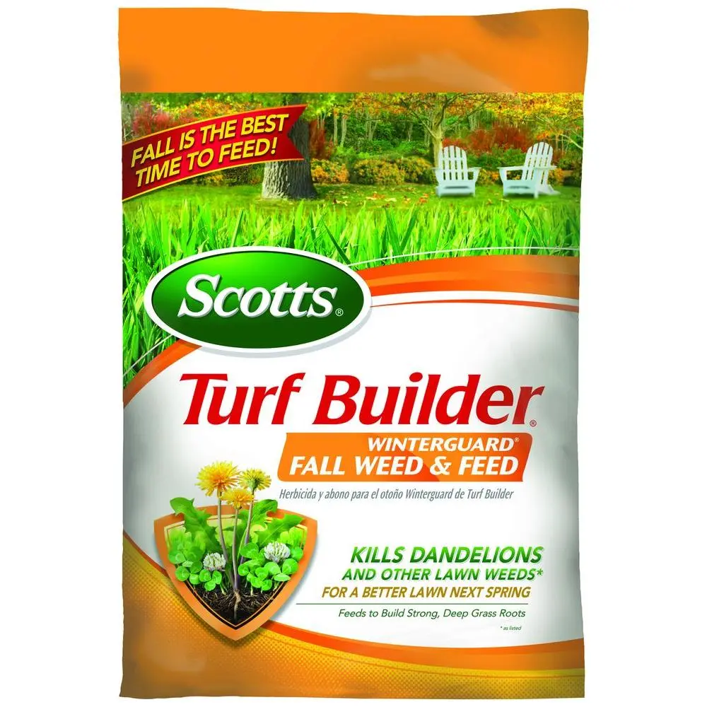 Scotts Turf Builder WinterGuard Fall Weed & Feed 15.000 Sq Ft Coverage Lawn Fertilizer