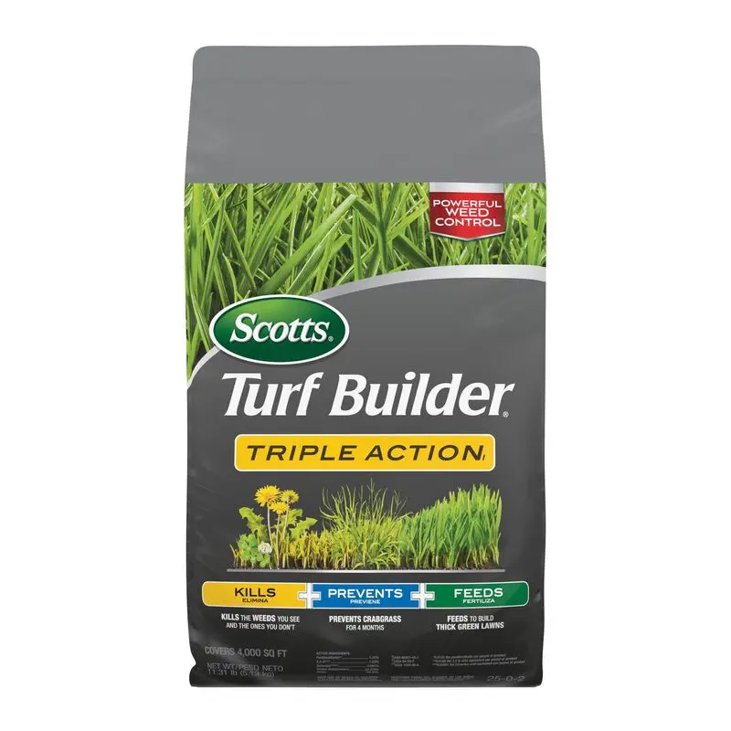 Scotts Turf Builder Triple Action Weed Preventer Fertilizer and Crabgrass Killer