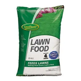 Lawn Food 27-0-3 Formula Covers 5,000 Sq. Ft. Healthy Grass Green Thumb