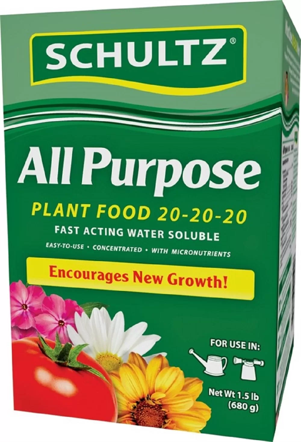 Schultz SPF70680 All Purpose Water Soluble Plant Food 20-20-20 1.5 Lbs Healthy Plants