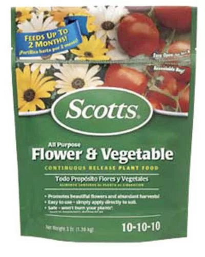 Scotts All Purpose Flower & Vegetable Food 3 lbs Plant Nutrition