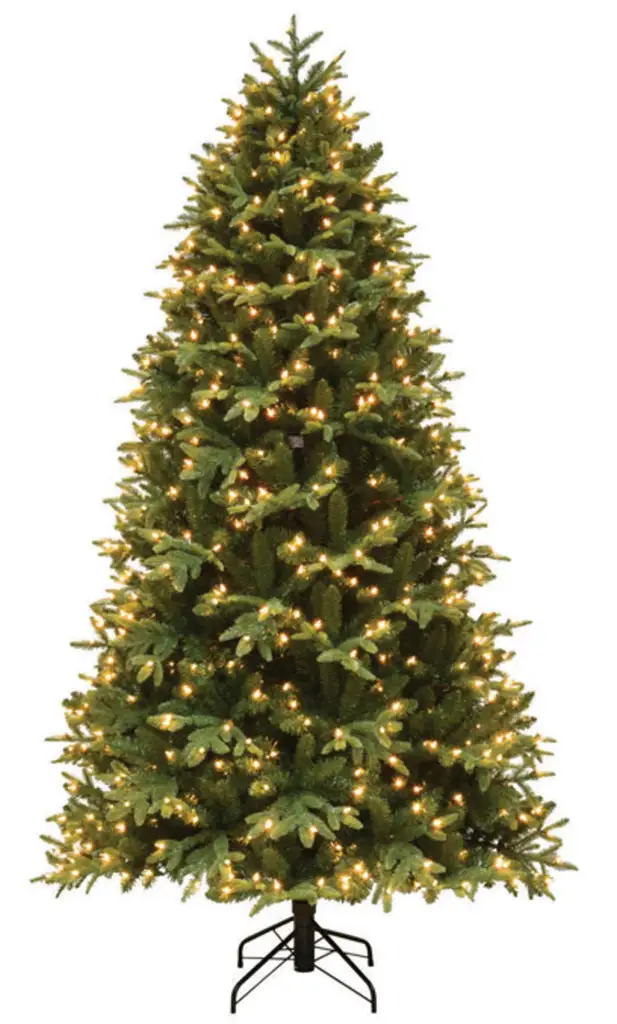 Santas Forest 54640 4 ft Star-Topped Fiber Optic Christmas Tree Lights