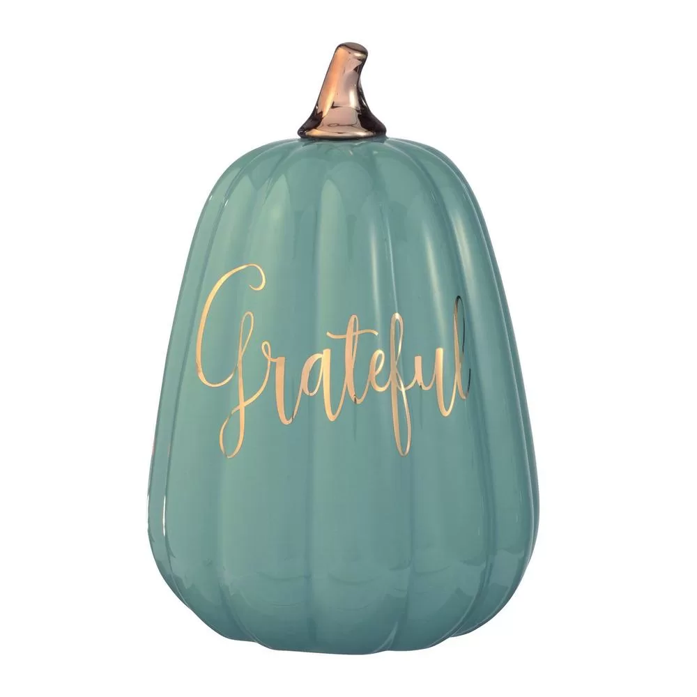 Amscan Grateful Pumpkin Figurine 2-Pack