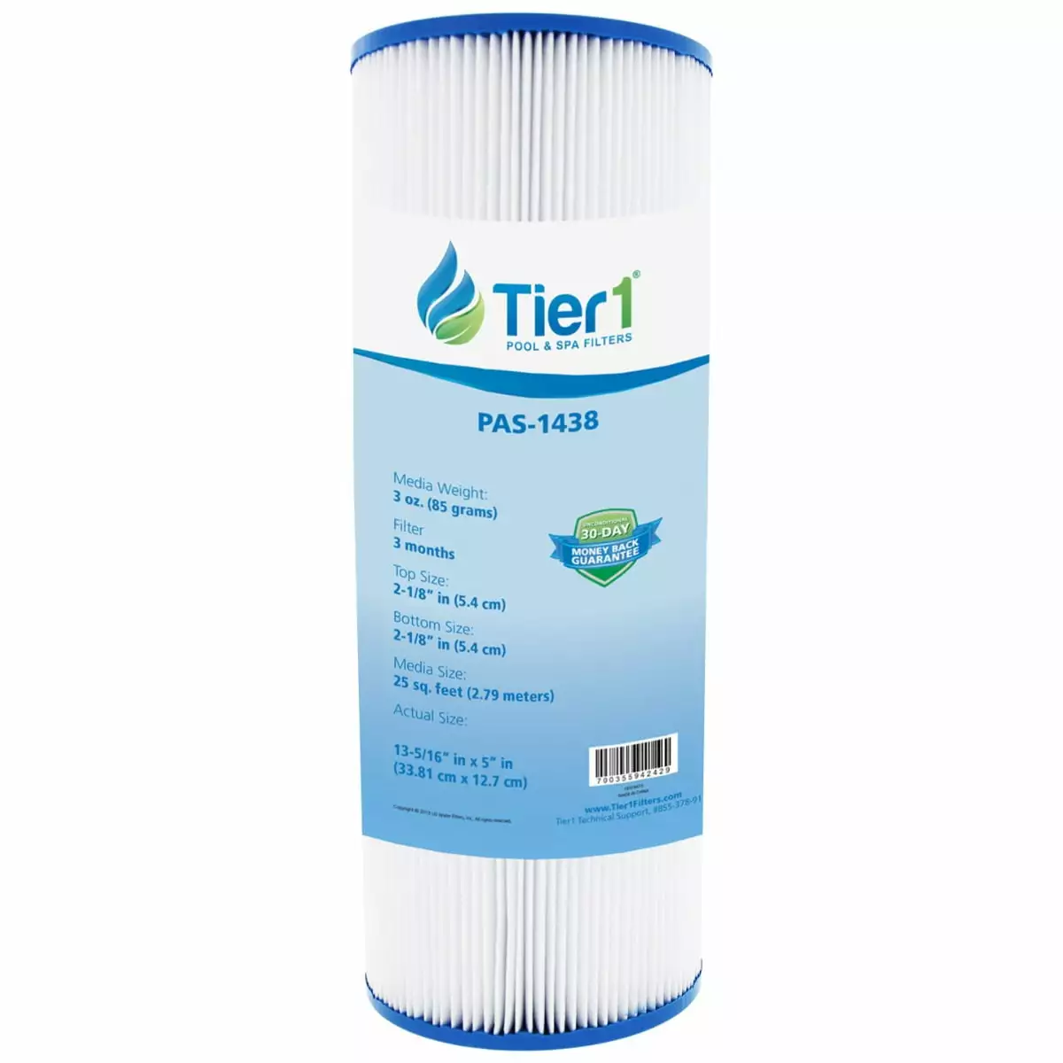 Tier1 Pool Spa Filter Cartridge Replacement Dynamic 17-2327 Pleatco PRB25- Unicel C-4326 30 sq ft