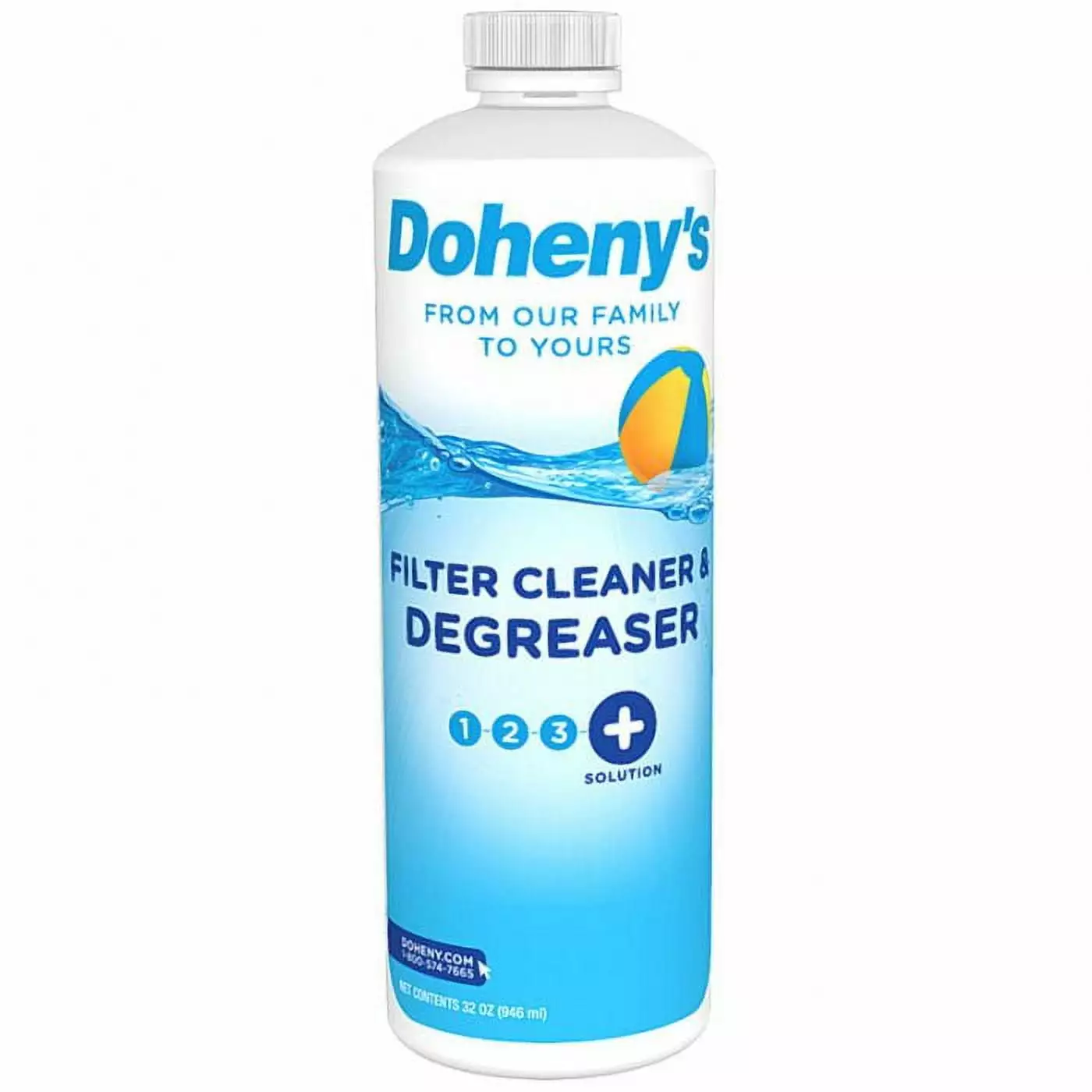 Doheny's Filter Cleaner & Degreaser Swimming Pools 1 Qt Removes Oil and Grease 1