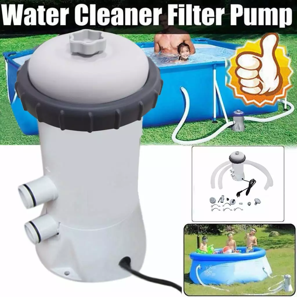 Rkwlnn 220V Electric Pool Filter Pump Above Ground Pools Cleaning Tool