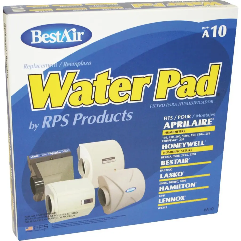 BestAir WaterPad A10 Humidifier Wick Filter Optimal Moisture Output