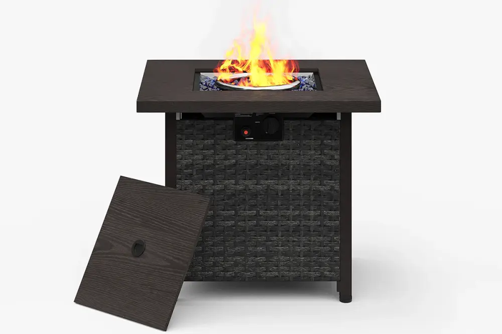 28 Inch Outdoor Fire Pit Table Rain Cover