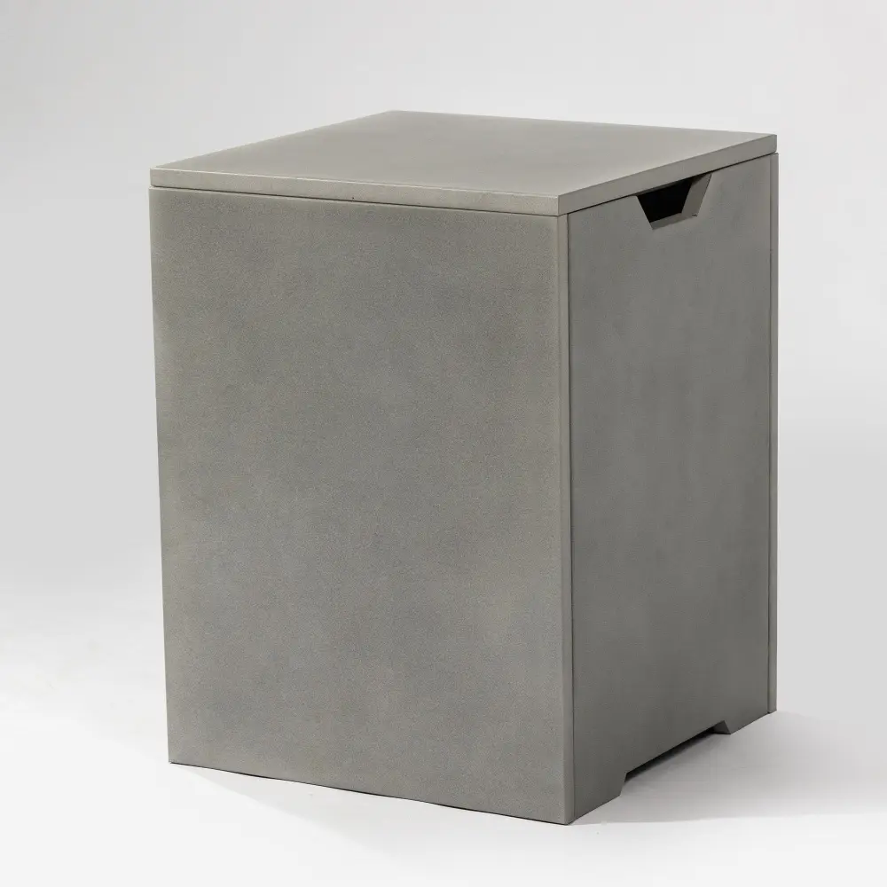 Modern Square Propane Tank Cover Holder Multi Functional Utility - Gray