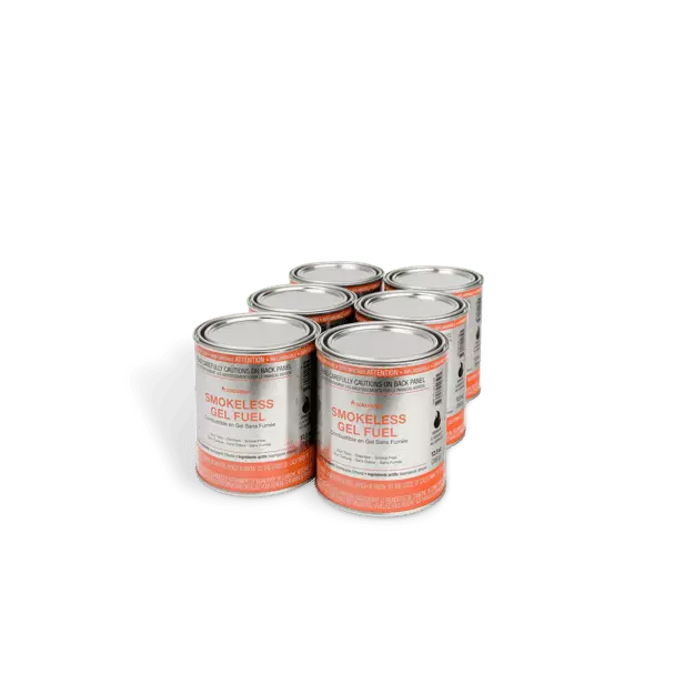 Solo Stove Pure Gel Fuel 6-Pack - Clean Burning Fire Pit Fuel Outdoor Use