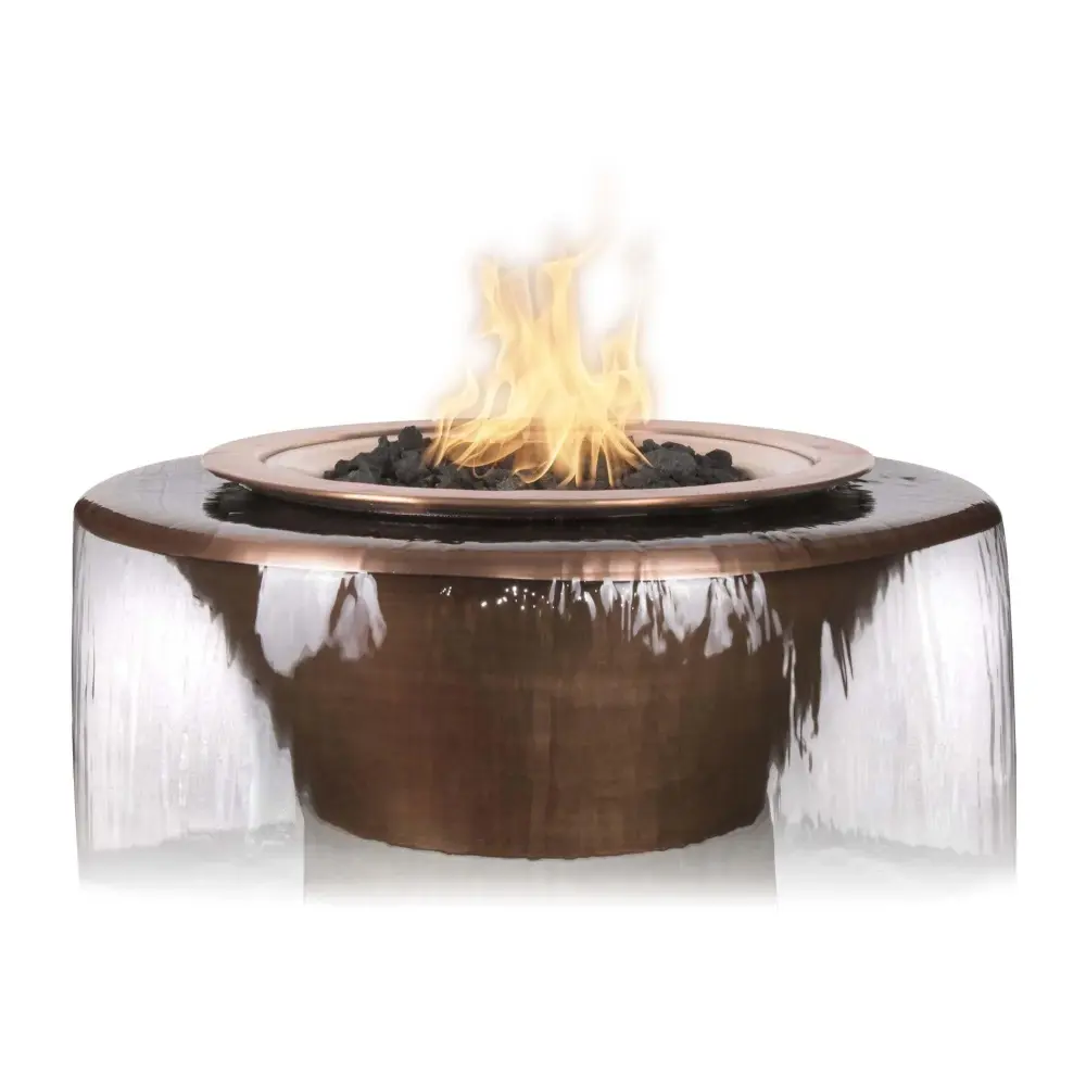 Outdoor Plus - Cazo Round Hammered Penny Fire & Water 360° Spill OPT-FW360