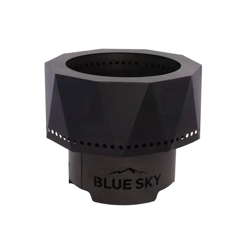 Blue Sky Outdoor Living 15.76 . W Steel Round Wood Pellets Fire Pit