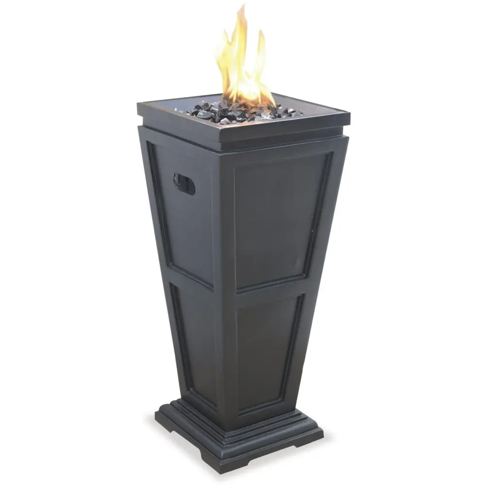 Endless Summer LP Gas Outdoor Fire Column, Generous Slate Finish - GLT1332SP