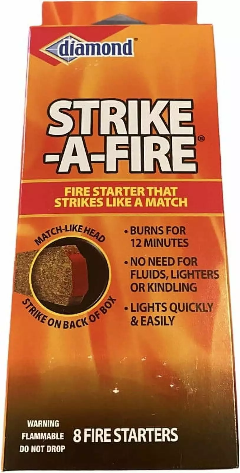 Strike--Fire Starters 8 Fire Starters Pack 12 Diamond