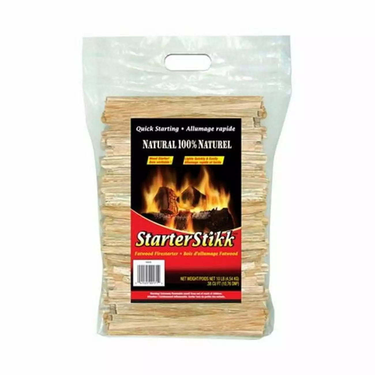 Pine Mountain StarterStikk Fatwood 10 Lb Firestarting Stick Camping and Fireplace